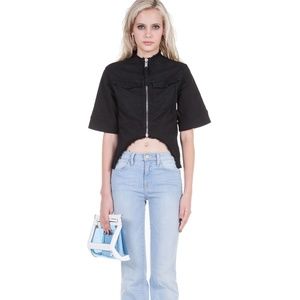 Damir Doma Ladies Black Jacket Short Sleeve Silent  Medium